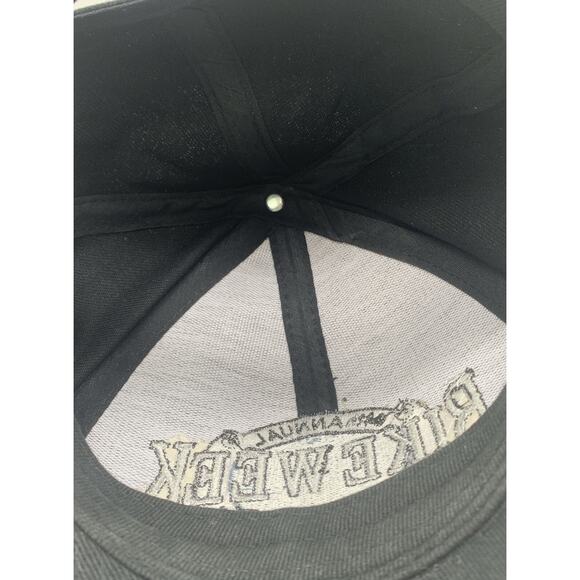 Super Wear USA Black 64th Annual Bike Week Daytona Hook Loop Strap back Hat - Picture 5 of 7